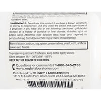 Niacinamide 500 mg 100 Tablets by Rugby - Image 3