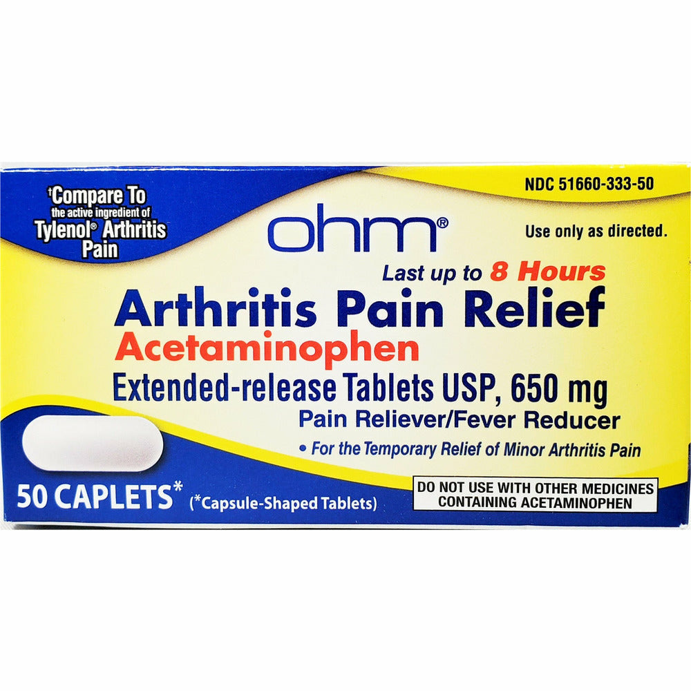 Arthritis Pain Relief Acetaminophen 650 Mg Hargraves Otc Hargraves Online Healthcare