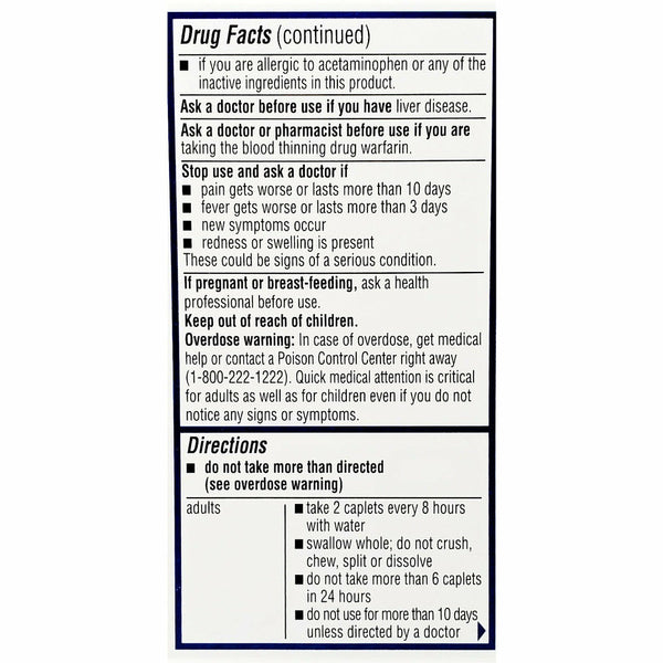 Arthritis Pain Relief Acetaminophen 650 mg Hargraves OTC