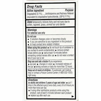 Olopatadine HCl Ophthalmic Solution 0.1% USP 5 mL by Aurohealth