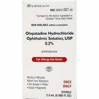 Olopatadine HCl Ophthalmic Solution 0.2% USP 2.5 mL by Aurohealth - Image 1