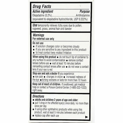Olopatadine HCl Ophthalmic Solution 0.2% 