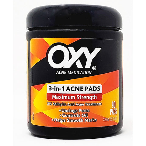 Oxy 3 in 1 Acne Pads, 90 count