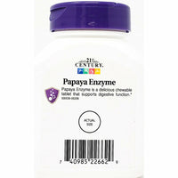 Papaya Enzyme 100 Chewable Tablets by 21st Century - Image 4