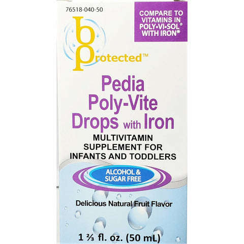 Pedia Poly-Vite Drops with Iron (Compare to Poly-Vi-Sol with Iron), 50 mL