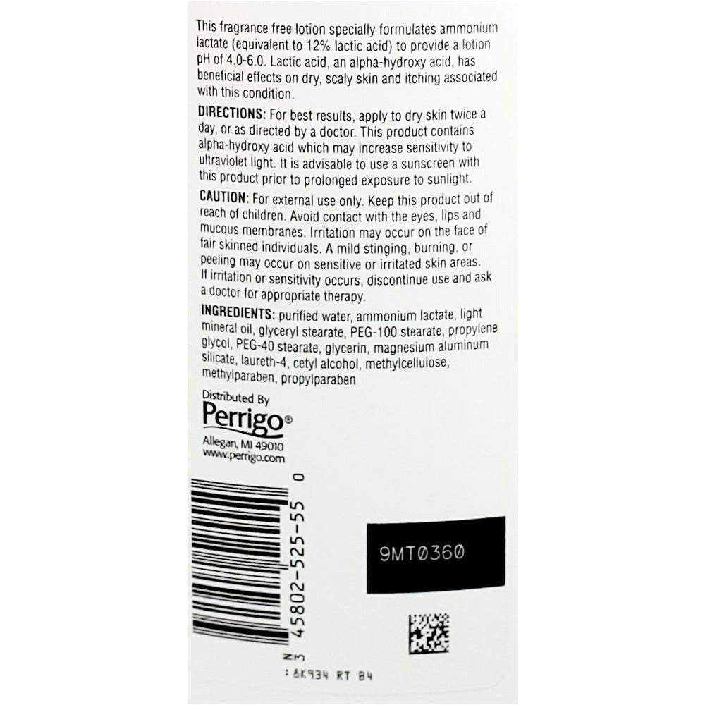 Soften & Exfoliate Skin Ammonium Lactate Lotion Fragrance Free