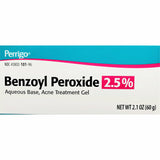 Perrigo Benzoyl Peroxide 2.5% Acne Gel, 2.1 oz