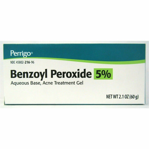 Perrigo Benzoyl Peroxide Acne Gel , 5% 2.1 oz 