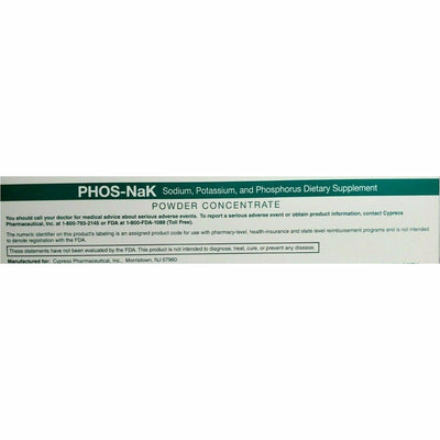 PHOS-Nak Powder Concentrate, 0.05 oz 100 Packets by Cypress
