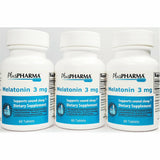 PlusPharma Melatonin, 3 mg 60 Tablets Each  (3 Pack)