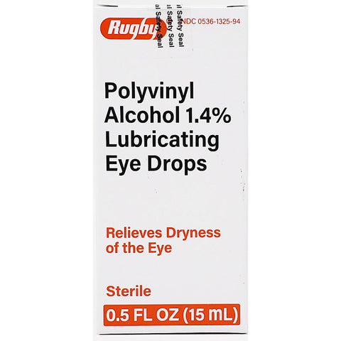 Polyvinyl Alcohol Lubricating Eye Drops 15 mL by Rugby