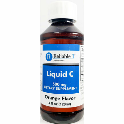 Reliable-1 Vitamin C (Liquid),  500 mg (Orange Flavor) 4 fl oz