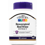 Resveratrol Red Wine Extract 90 Capsules by 21st Century