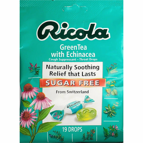 Ricola Green Tea w/ Echinacea (Sugar Free)