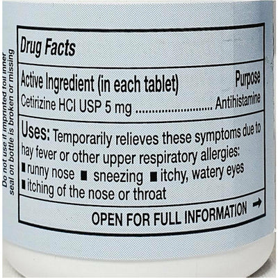 Rising Cetirizine 5 mg, 100 Tablets
