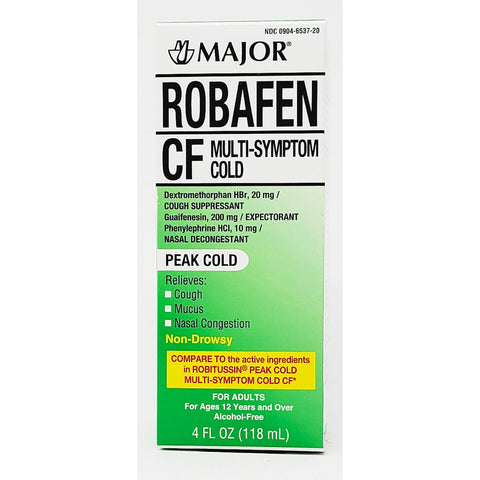 Robafen CF (Multi-Symptom Cold) 4 fl oz by Major