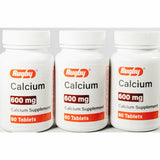 Calcium Supplement 600 mg 60 Tablets ( 3 Pack) by Rugby