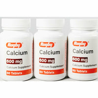 Calcium Supplement 600 mg 60 Tablets each (1 or 3 Pack) by Rugby - Image 2