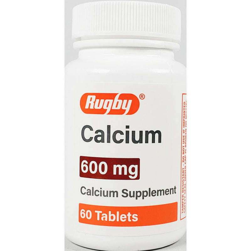 Calcium Supplement 600 mg 60 Tablets each (1 or 3 Pack) by Rugby - Main product image