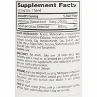 Calcium 600 mg with D3 (200 IU) 60 Tablets Each (1 or 3 Pack) by Rugby - Image 3