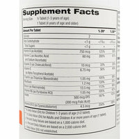 Multivitamin for Children (Chewable) 250 Tablets by Rugby - Image 2