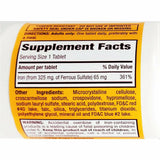 Rugby Ferrous Sulfate, 325 mg 100 Tablets
