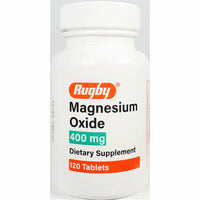 Magnesium Oxide 400 mg 120 Tablets by Rugby - Image 1