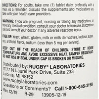 Multivitamin with Zinc Stress Formula, 60 Tablets by Rugby - Image 3