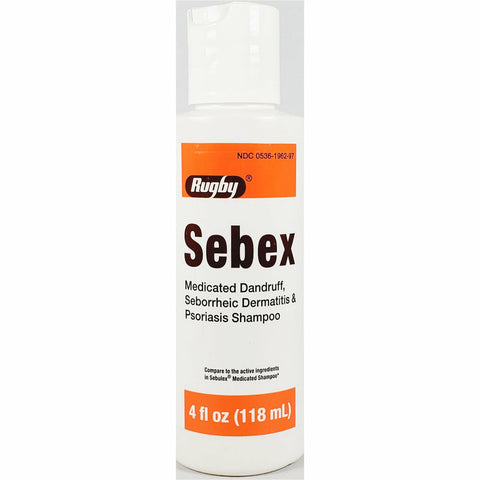Sebex Medicated Dandruff, Seborrheic Dermatitis & Psoriasis Shampoo, 4 fl oz