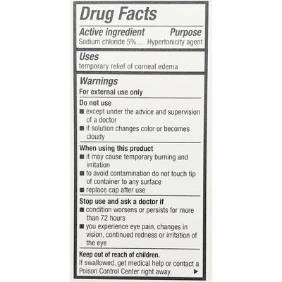 Sodium Chloride Ophthalmic Solution (15 mL) by Rugby