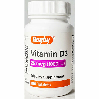Vitamin D3, 25 mcg (1000 IU)