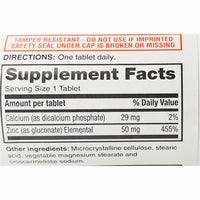 Zinc (Gluconate) 50 mg 100 Tablets by Rugby - Image 2