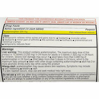Acetaminophen 325 mg 1000 Tablets by Rugby - Image 2