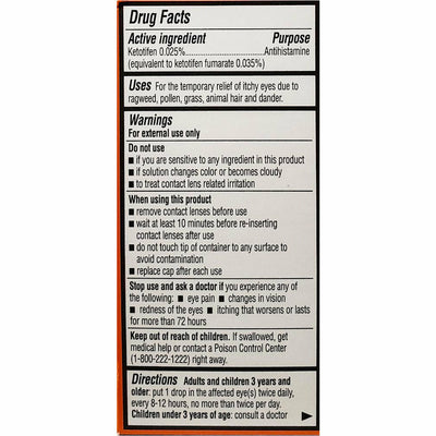 Eye Itch Relief (Ketotifen Fumarate)