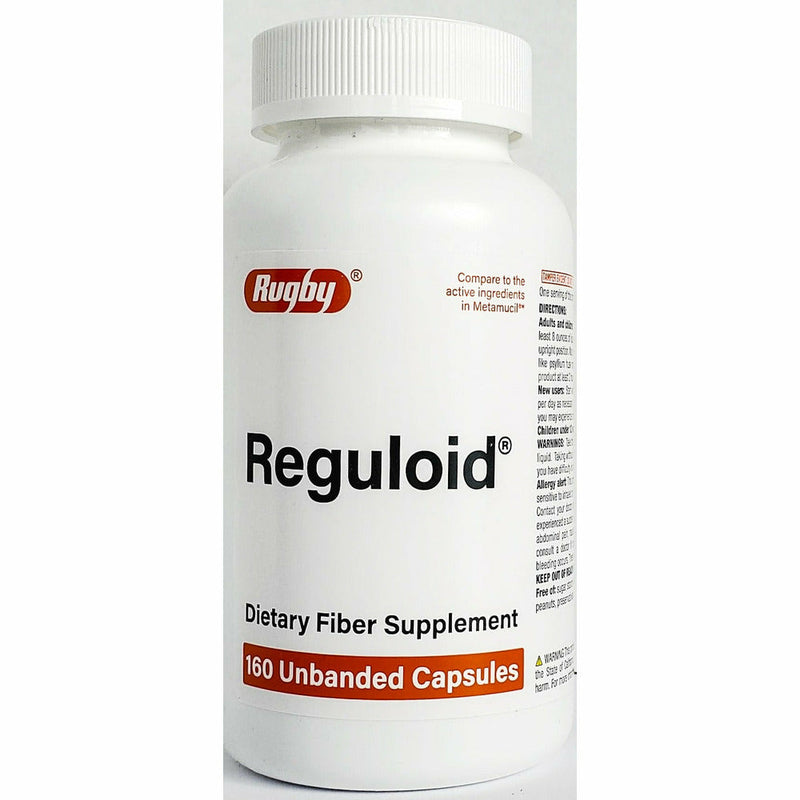 Reguloid Fiber Supplement, 160 Capsules by Rugby - Main product image