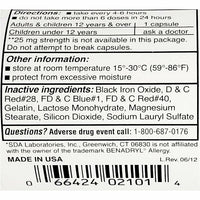 Diphenhydramine HCl, 50 mg 100 Capsules by SDA - Image 4