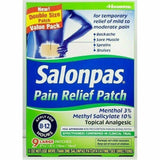 Salonpas Pain Relieving Patch 9 Large Patches (1 Pack) & Rubs