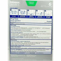 Salonpas Pain Relieving (Gel Patch), 6 Count Each (1, 3 or 6 Pack) - Image 2