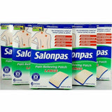 Salonpas Pain Relieving Patch 6 Large Patches Each (6 Pack)