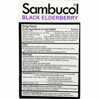 Sambucol Black Elderberry Cold & Flu, 30 Quick Dissolve Tablets - Image 2