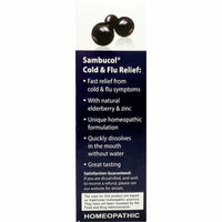 Sambucol Black Elderberry Cold & Flu, 30 Quick Dissolve Tablets - Image 4