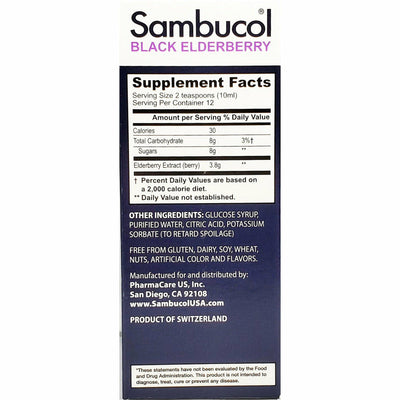 Sambucol Black Elderberry Liquid, 4 fl oz