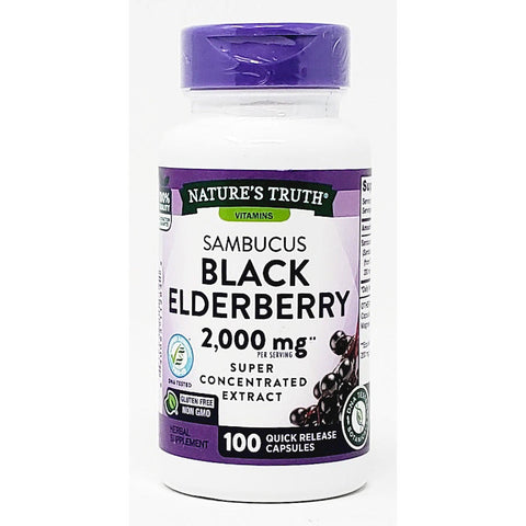 Sambucus Black Elderberry 2000 mg (per serving) by Nature's Truth