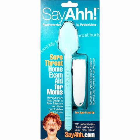 Say Ahh, Sore Throat Home Exam Aid, Ages 6 Years of Age and up