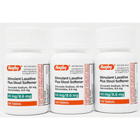 Stimulant Laxative plus Stool Softener 100 Tablets (1 or 3 Pack) by Rugby - Image 2