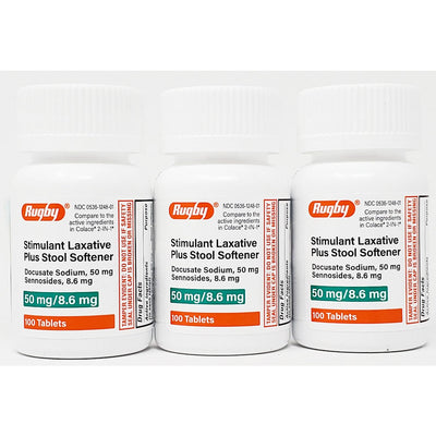 Stimulant Laxative / Stool Softener (3 Pack)