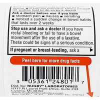 Stimulant Laxative plus Stool Softener 100 Tablets (1 or 3 Pack) by Rugby - Image 4