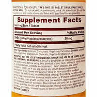 DHEA 50 mg, 60 Tablets by Sundown - Image 2