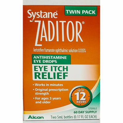 Zaditor Antihistamine Drops (Twin Pack)