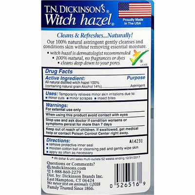 T.N. Dickinson's Witch Hazel 16 fl oz